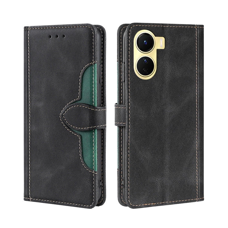 Skin Feel Magnetic Buckle Leather Phone Case, For Motorola Moto E32 India/E22s 4G Global, For OPPO A17, For OPPO K10x 5G, For Realme C33 4G, For vivo V25 5G/V25e 5G, For vivo Y16 4G/Y02s 4G