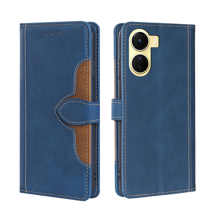 Skin Feel Magnetic Buckle Leather Phone Case, For Motorola Moto E32 India/E22s 4G Global, For OPPO A17, For OPPO K10x 5G, For Realme C33 4G, For vivo V25 5G/V25e 5G, For vivo Y16 4G/Y02s 4G
