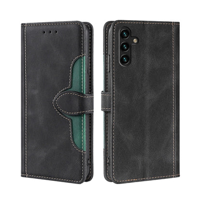 Skin Feel Magnetic Buckle Leather Phone Case, For vivo Y55 4G, For Samsung Galaxy A04s, For Xiaomi Civi 2 5G, For Xiaomi Poco M5 4G