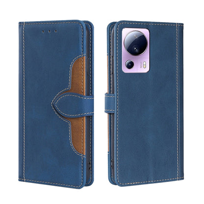 Skin Feel Magnetic Buckle Leather Phone Case, For vivo Y55 4G, For Samsung Galaxy A04s, For Xiaomi Civi 2 5G, For Xiaomi Poco M5 4G