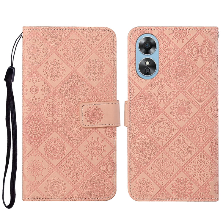 Ethnic Style Embossed Pattern Leather Phone Case, For Samsung Galaxy A14 5G, For Samsung Galaxy A23e, For OPPO A17