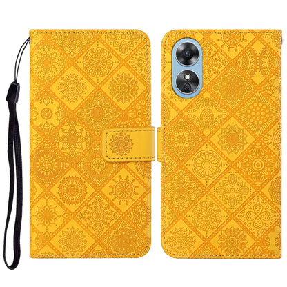 Ethnic Style Embossed Pattern Leather Phone Case, For Samsung Galaxy A14 5G, For Samsung Galaxy A23e, For OPPO A17