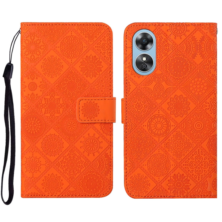 Ethnic Style Embossed Pattern Leather Phone Case, For Samsung Galaxy A14 5G, For Samsung Galaxy A23e, For OPPO A17