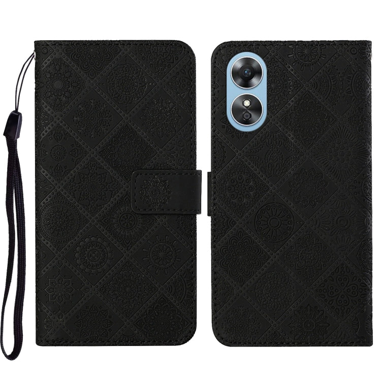Ethnic Style Embossed Pattern Leather Phone Case, For Samsung Galaxy A14 5G, For Samsung Galaxy A23e, For OPPO A17