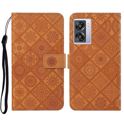 Ethnic Style Embossed Pattern Leather Phone Case, For OPPO A57 2022, For OPPO Reno8, For OPPO Reno8 Pro
