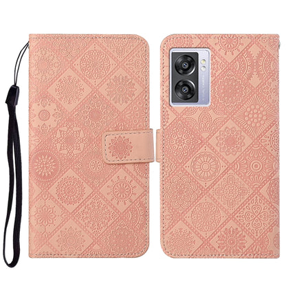 Ethnic Style Embossed Pattern Leather Phone Case, For OPPO A57 2022, For OPPO Reno8, For OPPO Reno8 Pro