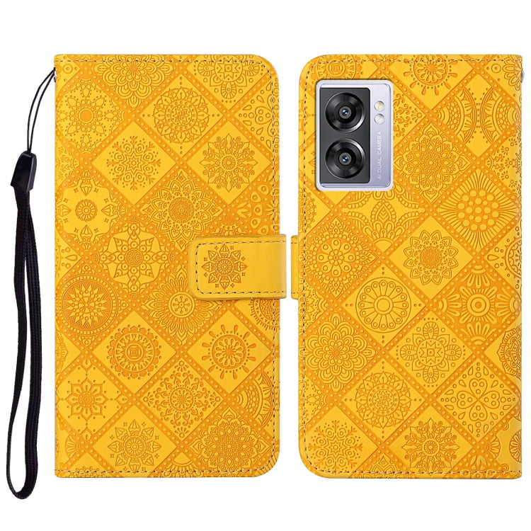 Ethnic Style Embossed Pattern Leather Phone Case, For OPPO A57 2022, For OPPO Reno8, For OPPO Reno8 Pro