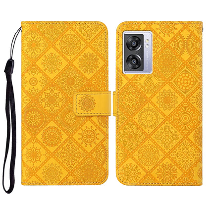 Ethnic Style Embossed Pattern Leather Phone Case, For OPPO A57 2022, For OPPO Reno8, For OPPO Reno8 Pro