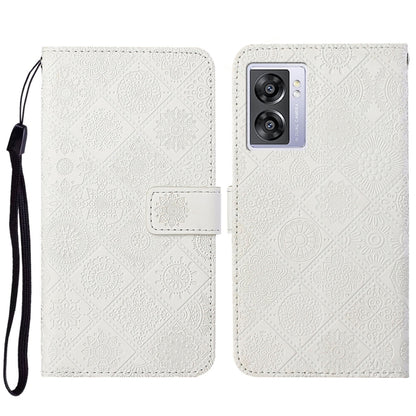 Ethnic Style Embossed Pattern Leather Phone Case, For OPPO A57 2022, For OPPO Reno8, For OPPO Reno8 Pro