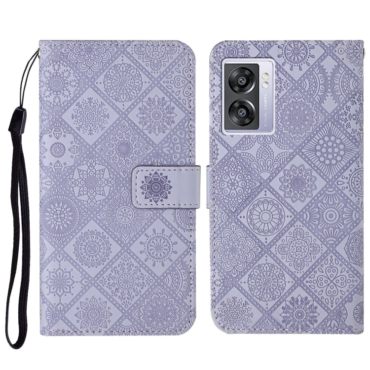 Ethnic Style Embossed Pattern Leather Phone Case, For OPPO A57 2022, For OPPO Reno8, For OPPO Reno8 Pro