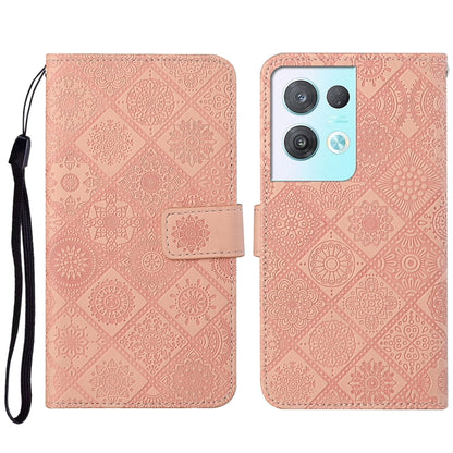 Ethnic Style Embossed Pattern Leather Phone Case, For OPPO A57 2022, For OPPO Reno8, For OPPO Reno8 Pro