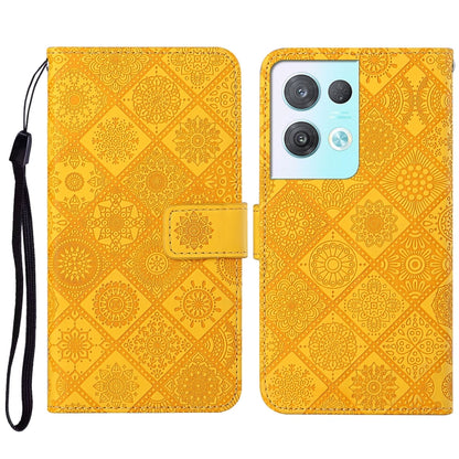 Ethnic Style Embossed Pattern Leather Phone Case, For OPPO A57 2022, For OPPO Reno8, For OPPO Reno8 Pro
