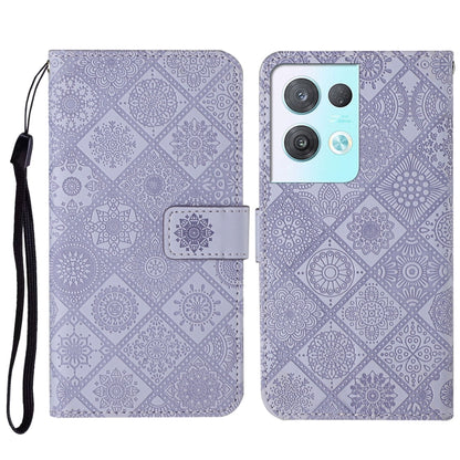 Ethnic Style Embossed Pattern Leather Phone Case, For OPPO A57 2022, For OPPO Reno8, For OPPO Reno8 Pro