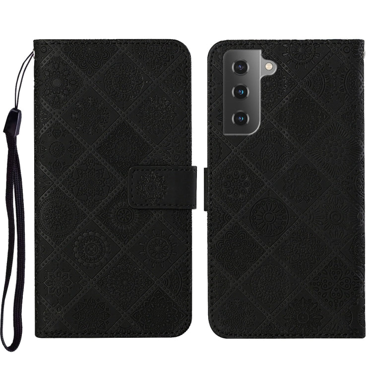 Ethnic Style Embossed Pattern Leather Phone Case, For Samsung Galaxy S23 5G, For Samsung Galaxy S23+ 5G, For Samsung Galaxy S23 Ultra 5G