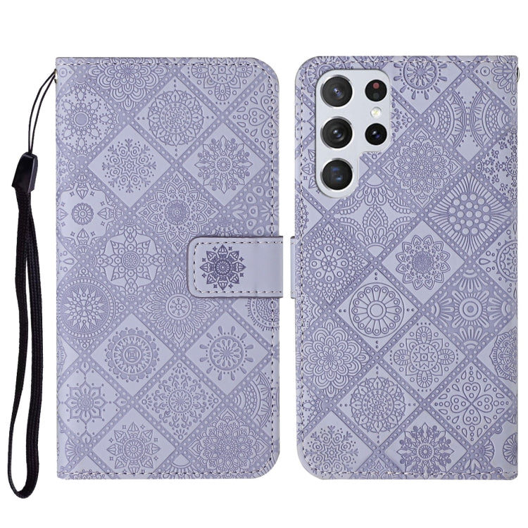 Ethnic Style Embossed Pattern Leather Phone Case, For Samsung Galaxy S23 5G, For Samsung Galaxy S23+ 5G, For Samsung Galaxy S23 Ultra 5G