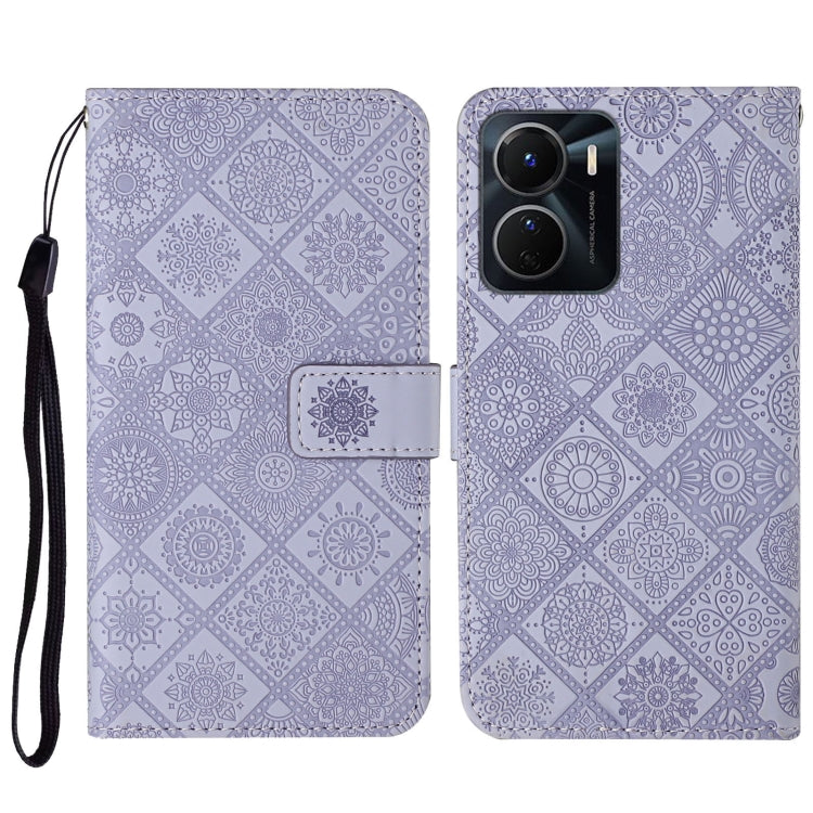 Ethnic Style Embossed Pattern Leather Phone Case, For vivo Y16, For vivo Y22s, For Xiaomi Redmi A1