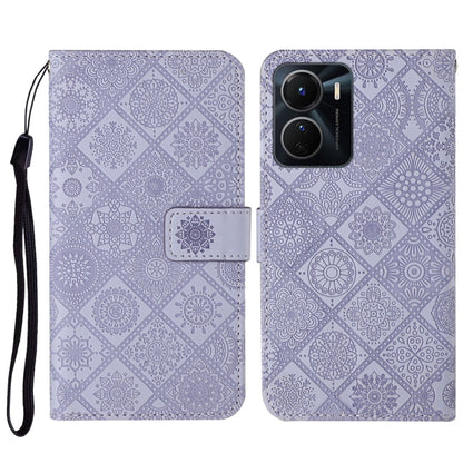 Ethnic Style Embossed Pattern Leather Phone Case, For vivo Y16, For vivo Y22s, For Xiaomi Redmi A1
