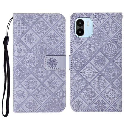 Ethnic Style Embossed Pattern Leather Phone Case, For vivo Y16, For vivo Y22s, For Xiaomi Redmi A1