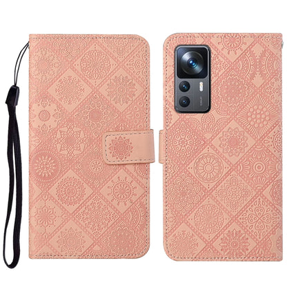 Ethnic Style Embossed Pattern Leather Phone Case, For Xiaomi 12T / 12T Pro / Redmi K50 Ultra