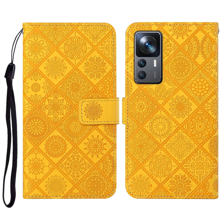 Ethnic Style Embossed Pattern Leather Phone Case, For Xiaomi 12T / 12T Pro / Redmi K50 Ultra