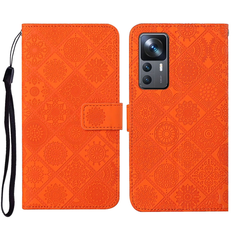 Ethnic Style Embossed Pattern Leather Phone Case, For Xiaomi 12T / 12T Pro / Redmi K50 Ultra