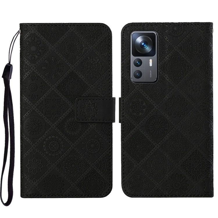 Ethnic Style Embossed Pattern Leather Phone Case, For Xiaomi 12T / 12T Pro / Redmi K50 Ultra