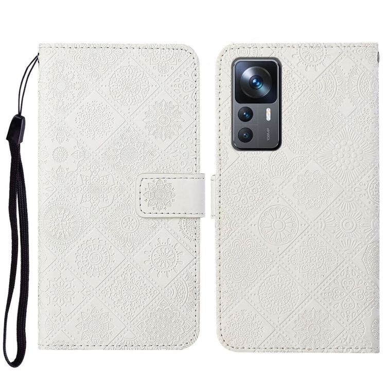 Ethnic Style Embossed Pattern Leather Phone Case, For Xiaomi 12T / 12T Pro / Redmi K50 Ultra