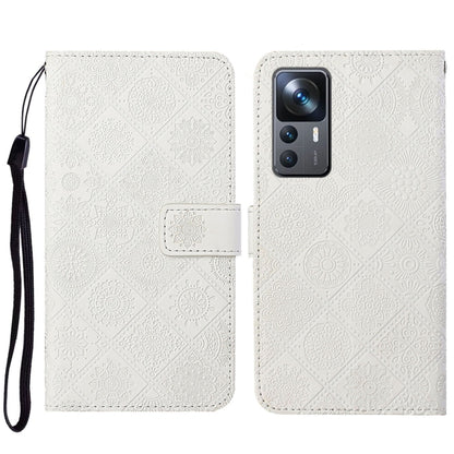 Ethnic Style Embossed Pattern Leather Phone Case, For Xiaomi 12T / 12T Pro / Redmi K50 Ultra