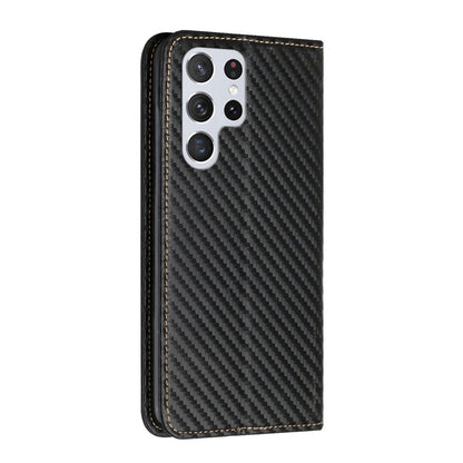Carbon Fiber Texture Magnetic Flip Leather Phone Case, For Samsung Galaxy S23 Ultra 5G, For vivo Y16, For vivo Y22s, For Xiaomi Redmi A1
