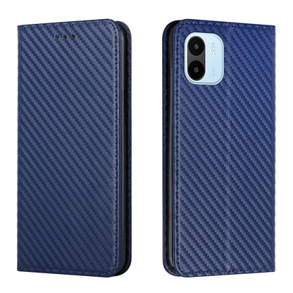 Carbon Fiber Texture Magnetic Flip Leather Phone Case, For Samsung Galaxy S23 Ultra 5G, For vivo Y16, For vivo Y22s, For Xiaomi Redmi A1