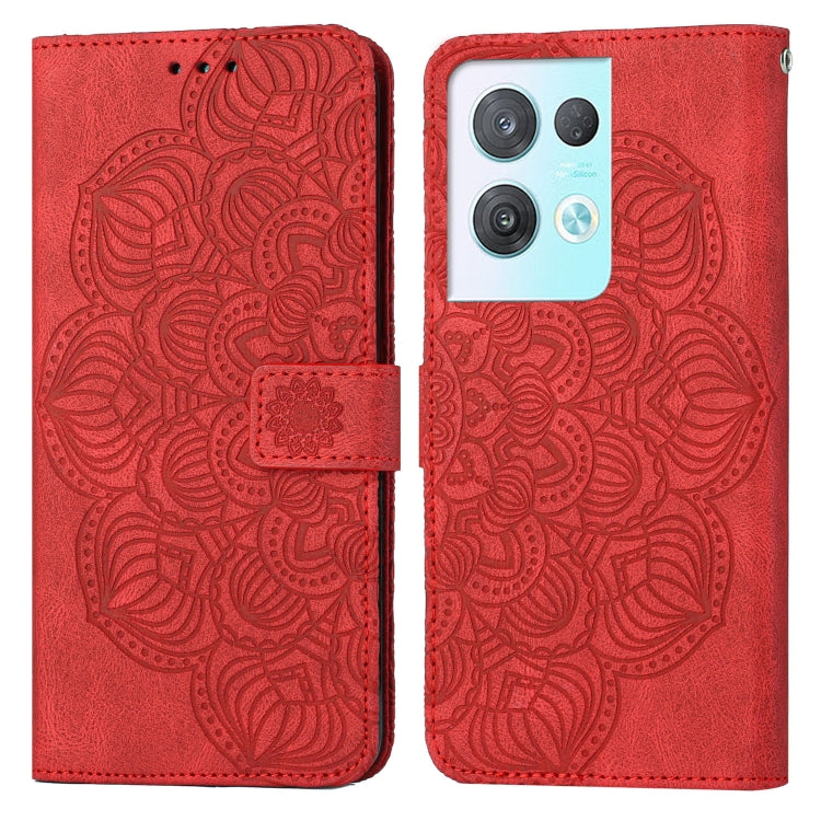 Mandala Embossed Flip Leather Phone Case, For OPPO Reno8 Pro, For Samsung Galaxy S23 5G, For Samsung Galaxy S23+ 5G, For Samsung Galaxy S23 Ultra 5G