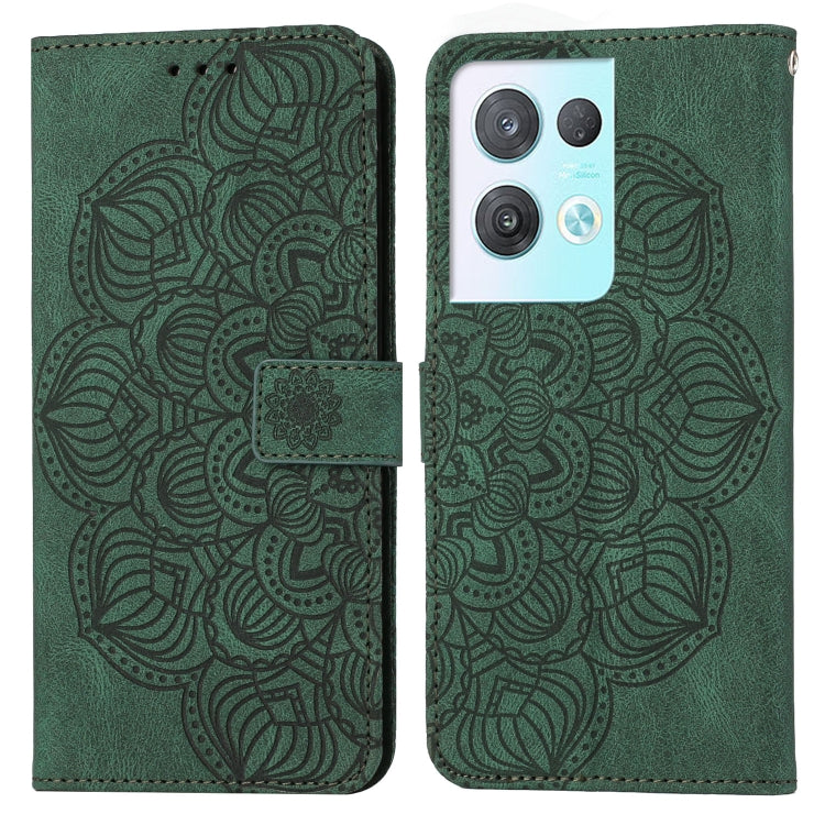 Mandala Embossed Flip Leather Phone Case, For OPPO Reno8 Pro, For Samsung Galaxy S23 5G, For Samsung Galaxy S23+ 5G, For Samsung Galaxy S23 Ultra 5G