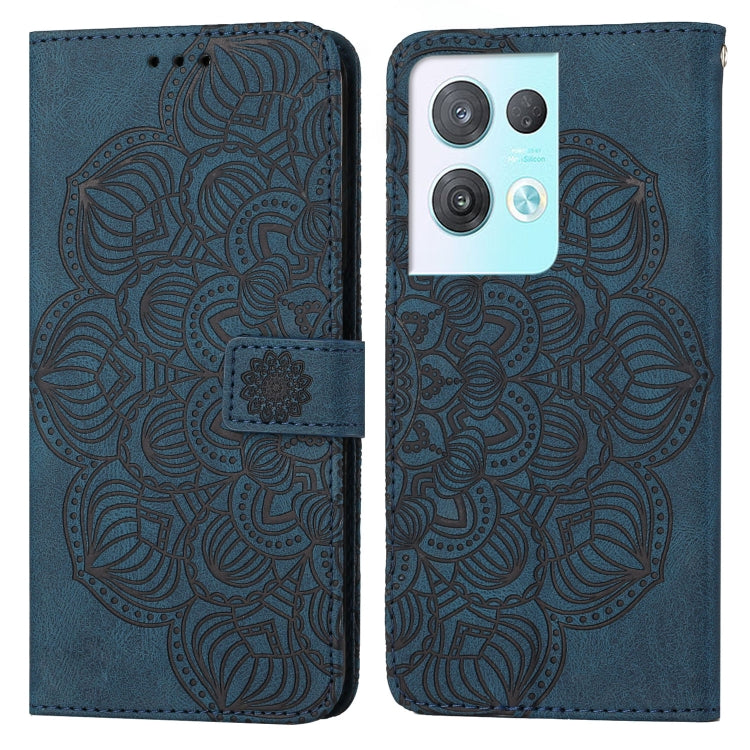 Mandala Embossed Flip Leather Phone Case, For OPPO Reno8 Pro, For Samsung Galaxy S23 5G, For Samsung Galaxy S23+ 5G, For Samsung Galaxy S23 Ultra 5G