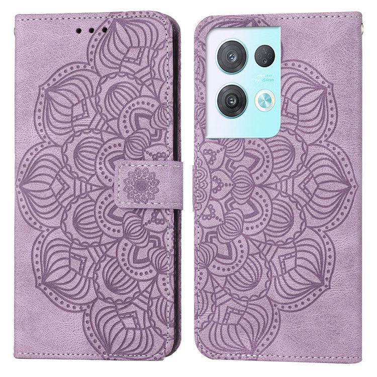Mandala Embossed Flip Leather Phone Case, For OPPO Reno8 Pro, For Samsung Galaxy S23 5G, For Samsung Galaxy S23+ 5G, For Samsung Galaxy S23 Ultra 5G