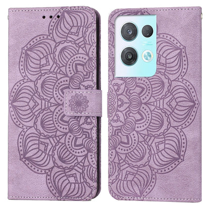 Mandala Embossed Flip Leather Phone Case, For OPPO Reno8 Pro, For Samsung Galaxy S23 5G, For Samsung Galaxy S23+ 5G, For Samsung Galaxy S23 Ultra 5G
