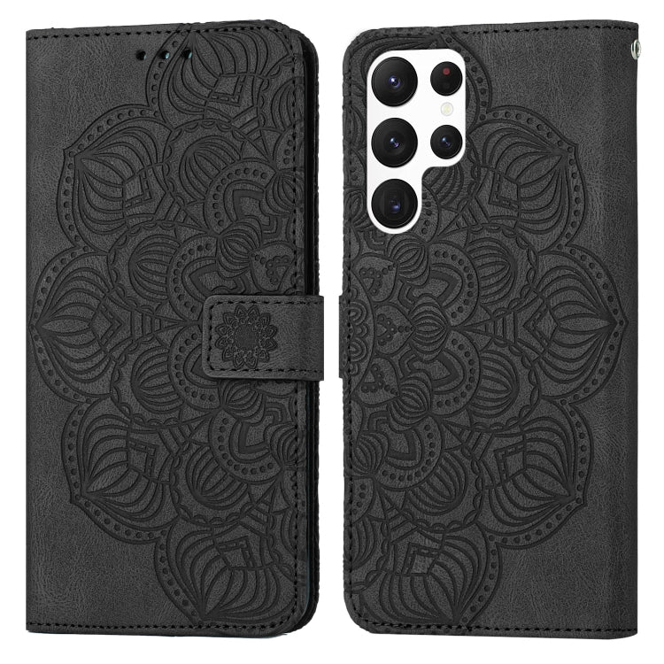 Mandala Embossed Flip Leather Phone Case, For OPPO Reno8 Pro, For Samsung Galaxy S23 5G, For Samsung Galaxy S23+ 5G, For Samsung Galaxy S23 Ultra 5G
