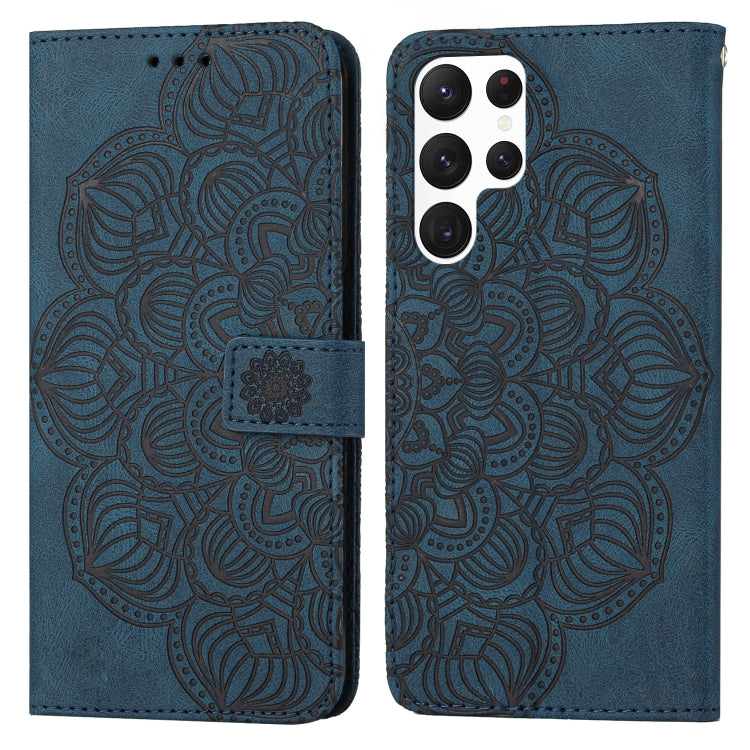 Mandala Embossed Flip Leather Phone Case, For OPPO Reno8 Pro, For Samsung Galaxy S23 5G, For Samsung Galaxy S23+ 5G, For Samsung Galaxy S23 Ultra 5G