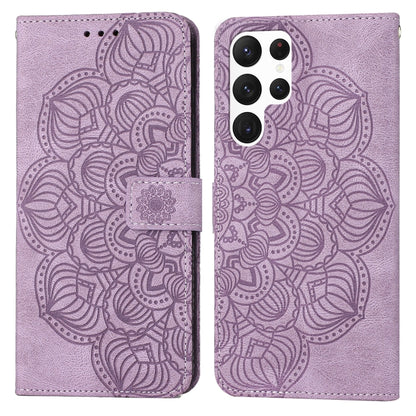 Mandala Embossed Flip Leather Phone Case, For OPPO Reno8 Pro, For Samsung Galaxy S23 5G, For Samsung Galaxy S23+ 5G, For Samsung Galaxy S23 Ultra 5G