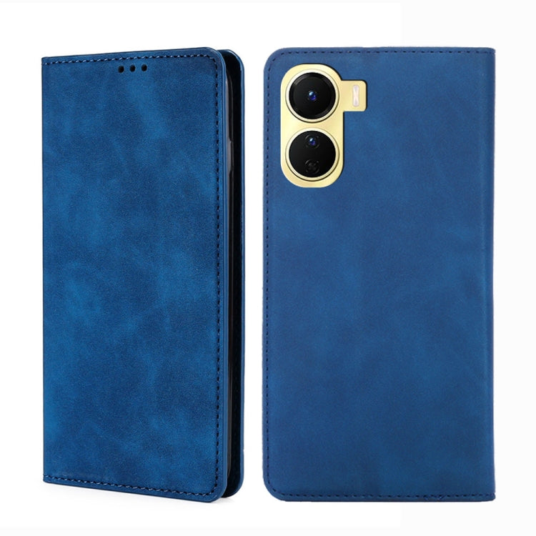 Skin Feel Magnetic Horizontal Flip Leather Phone Case, For vivo V25 5G/V25e 5G/X80 Lite, For vivo Y16 4G/Y02s 4G, For vivo Y55 4G, For Samsung Galaxy A04s