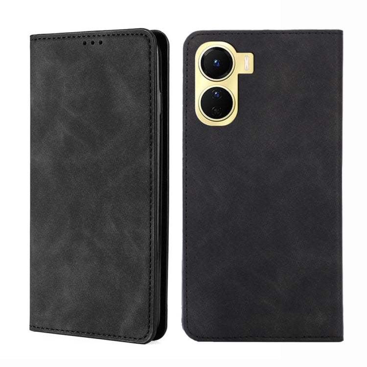 Skin Feel Magnetic Horizontal Flip Leather Phone Case, For vivo V25 5G/V25e 5G/X80 Lite, For vivo Y16 4G/Y02s 4G, For vivo Y55 4G, For Samsung Galaxy A04s