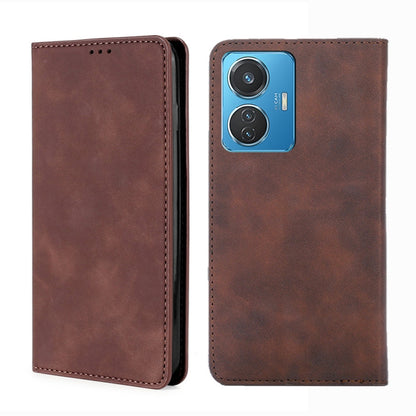 Skin Feel Magnetic Horizontal Flip Leather Phone Case, For vivo V25 5G/V25e 5G/X80 Lite, For vivo Y16 4G/Y02s 4G, For vivo Y55 4G, For Samsung Galaxy A04s