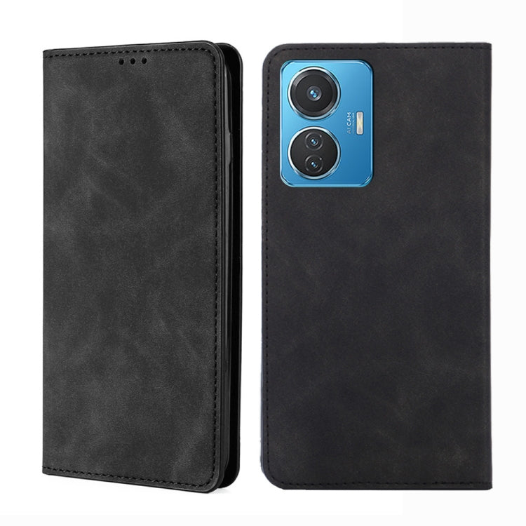 Skin Feel Magnetic Horizontal Flip Leather Phone Case, For vivo V25 5G/V25e 5G/X80 Lite, For vivo Y16 4G/Y02s 4G, For vivo Y55 4G, For Samsung Galaxy A04s