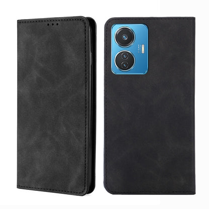 Skin Feel Magnetic Horizontal Flip Leather Phone Case, For vivo V25 5G/V25e 5G/X80 Lite, For vivo Y16 4G/Y02s 4G, For vivo Y55 4G, For Samsung Galaxy A04s