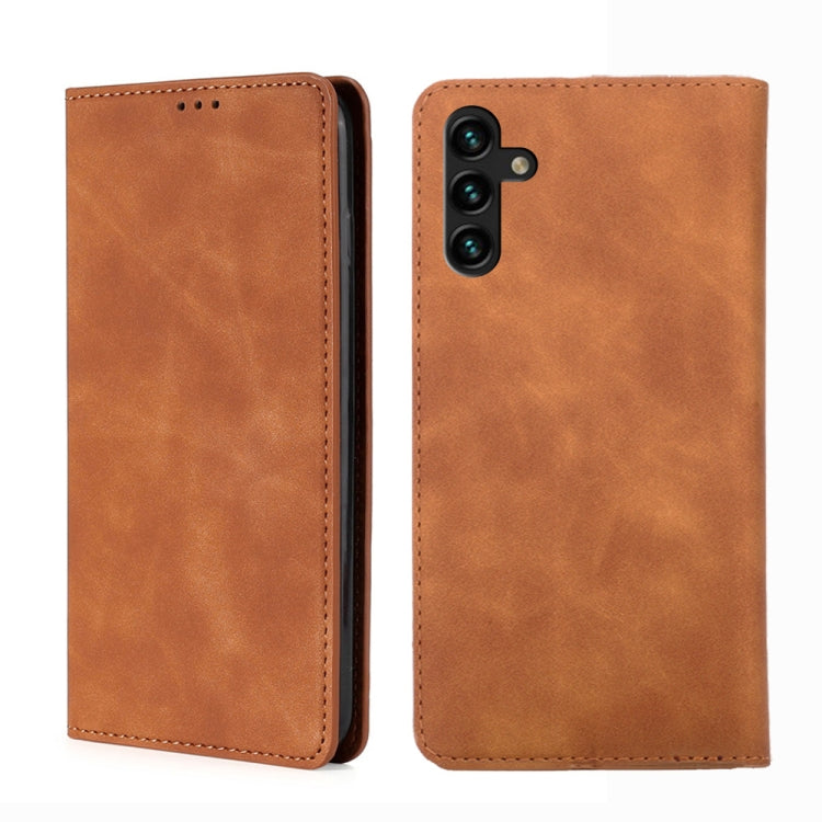 Skin Feel Magnetic Horizontal Flip Leather Phone Case, For vivo V25 5G/V25e 5G/X80 Lite, For vivo Y16 4G/Y02s 4G, For vivo Y55 4G, For Samsung Galaxy A04s