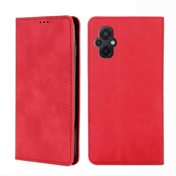 Skin Feel Magnetic Horizontal Flip Leather Phone Case, For Xiaomi Civi 2 5G, For Xiaomi Poco M5 4G