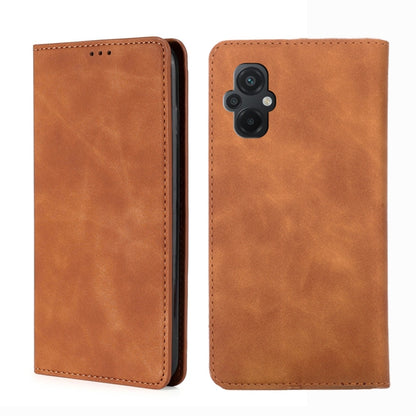 Skin Feel Magnetic Horizontal Flip Leather Phone Case, For Xiaomi Civi 2 5G, For Xiaomi Poco M5 4G