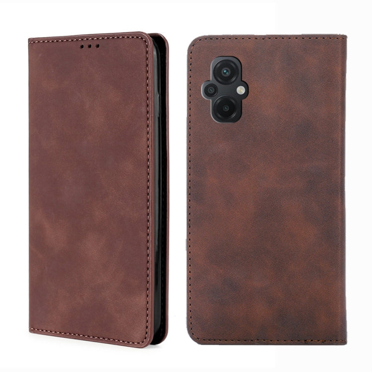 Skin Feel Magnetic Horizontal Flip Leather Phone Case, For Xiaomi Civi 2 5G, For Xiaomi Poco M5 4G