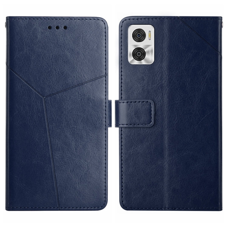 HT01 Y-shaped Pattern Flip Leather Phone Case, For Motorola Moto E22 4G, For Motorola Moto G72 4G, For OPPO A17, For Realme 10 4G