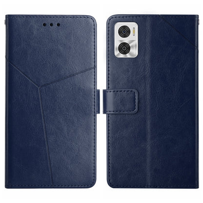 HT01 Y-shaped Pattern Flip Leather Phone Case, For Motorola Moto E22 4G, For Motorola Moto G72 4G, For OPPO A17, For Realme 10 4G