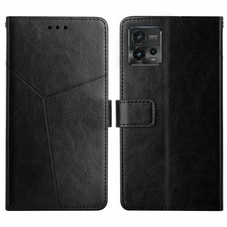 HT01 Y-shaped Pattern Flip Leather Phone Case, For Motorola Moto E22 4G, For Motorola Moto G72 4G, For OPPO A17, For Realme 10 4G